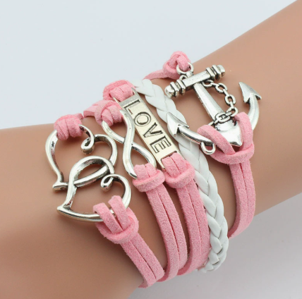 Inspirational Pink Ribbon Awareness Bracelet - Cofik