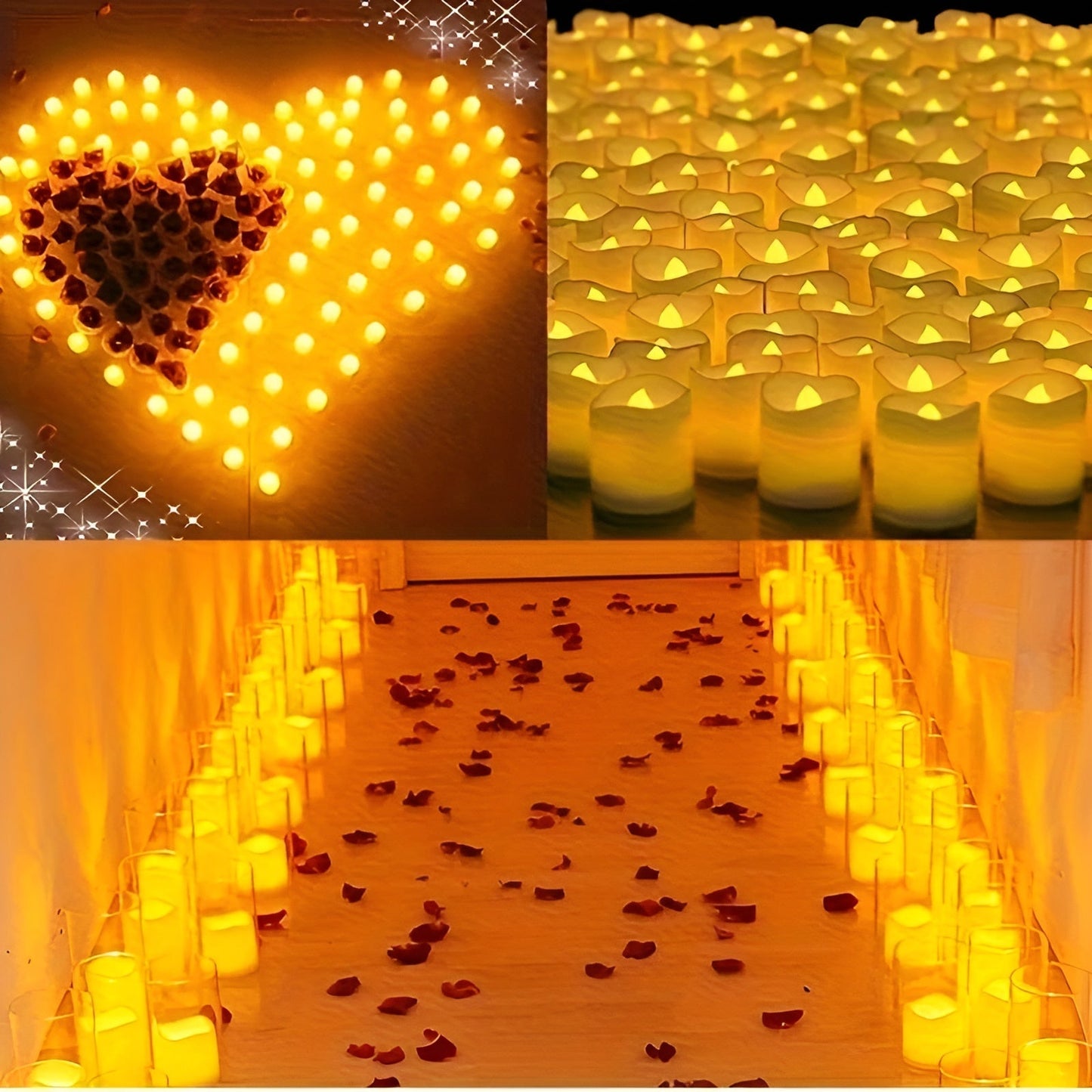 Warm Glow Flameless LED Candle Lights - Cofik