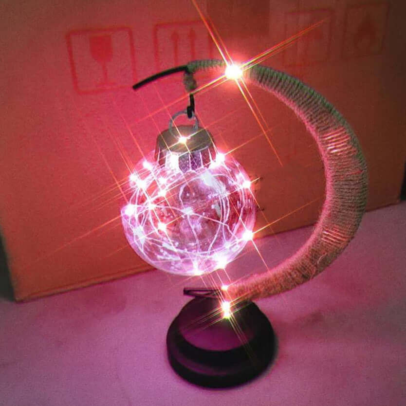 Lovely Heart Shaped LED Moon Lamp