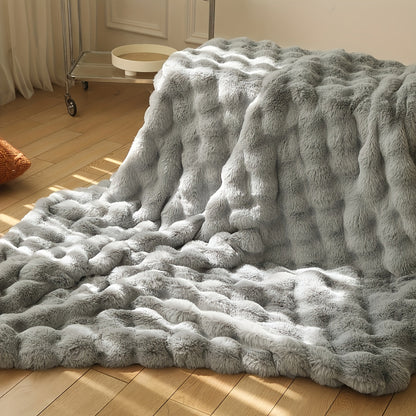 Soft Rabbit Plush Throw Blanket