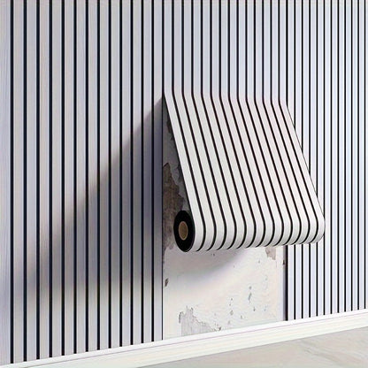 Decorative Wood Grain Wall Stickers 3D PVC Panels