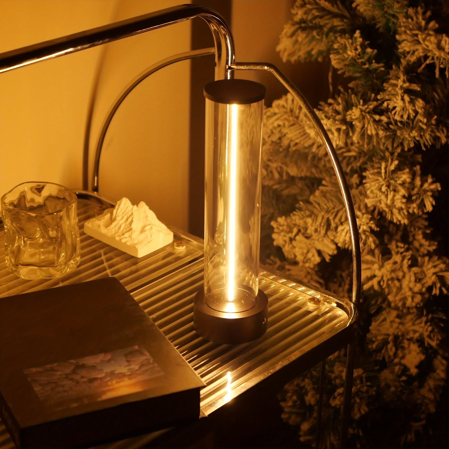 Wireless LED Desk Lamp with USB Charger