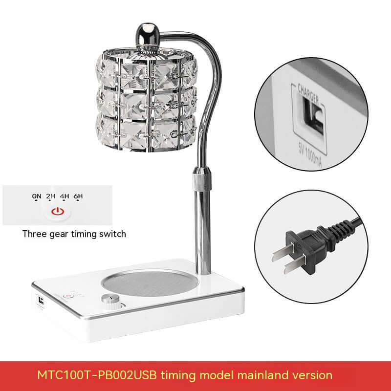 Scented Wax Melt Warmer Lamp Adjustable Brightness