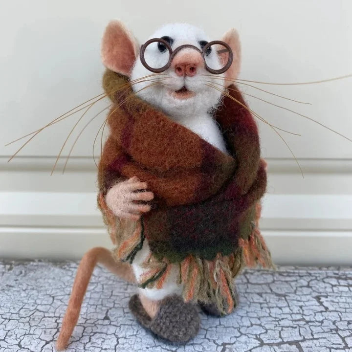 Unique Felt Mice Holiday Ornament