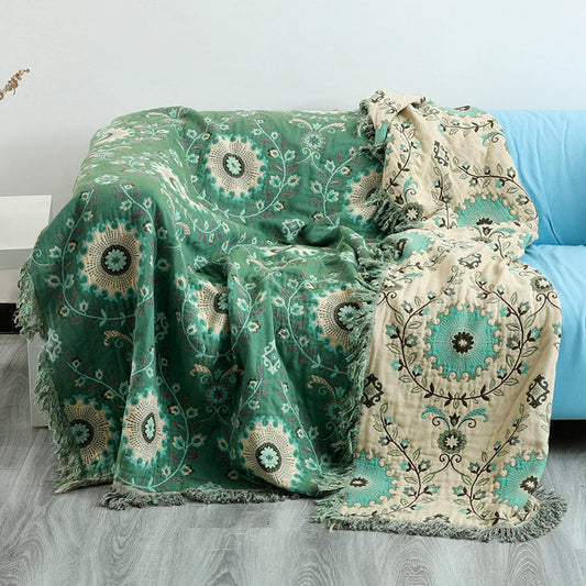 Comfortable Fitted Couch Blanket Cover - Cofik