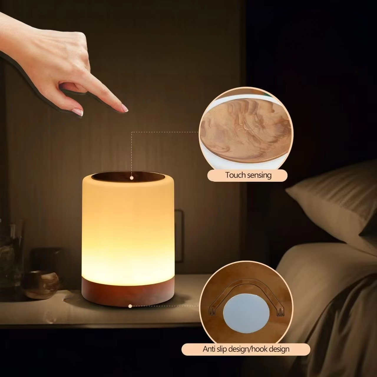 Smart LED Desk Lamp With Dimmer And Remote Control