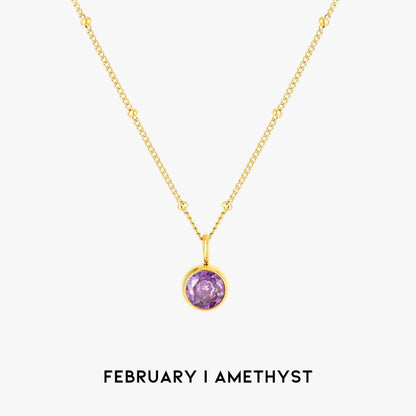 Gemstone Personalized Chain Necklace