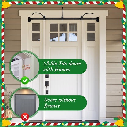 FestivaGrip™ — Secure Your Holiday Joy with Effortless, Stunning Door Decor