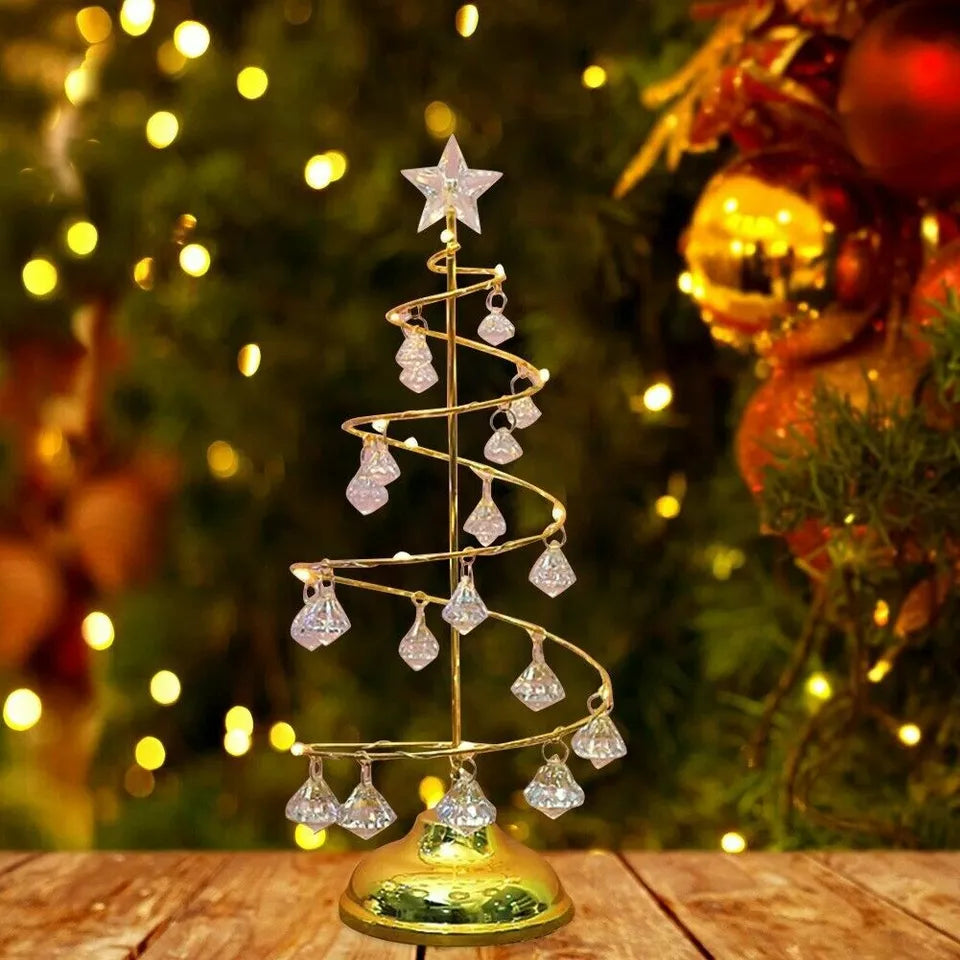 Festive Holiday LED Spiral Table Light - Cofik