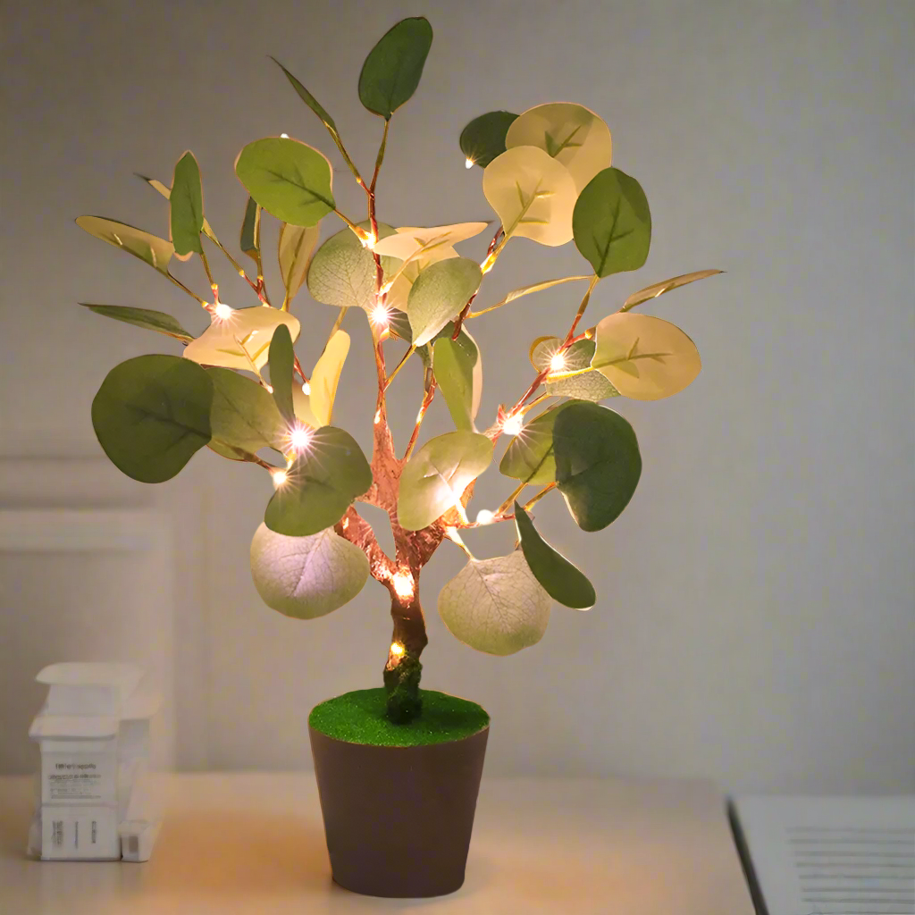 Artificial Greenery LED Holiday Table Lamp - Cofik