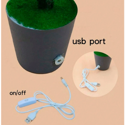 Artificial Greenery LED Holiday Table Lamp