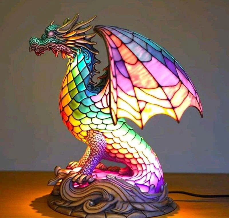 Stylish Animal Print Desk Lamp