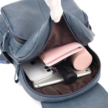 Fashionable Ladies Genuine Leather Backpack