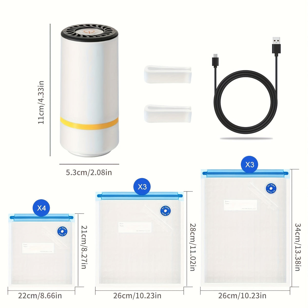 Portable Air Vacuum Sealer Kit