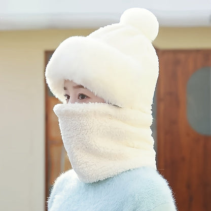 Cozy Beanie and Scarf Set with Soft Fleece Lining