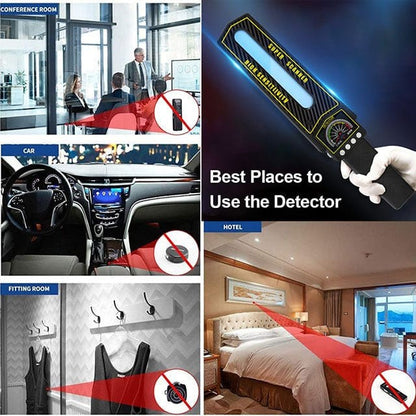 Compact RF Spy Detector and Hidden Camera Finder