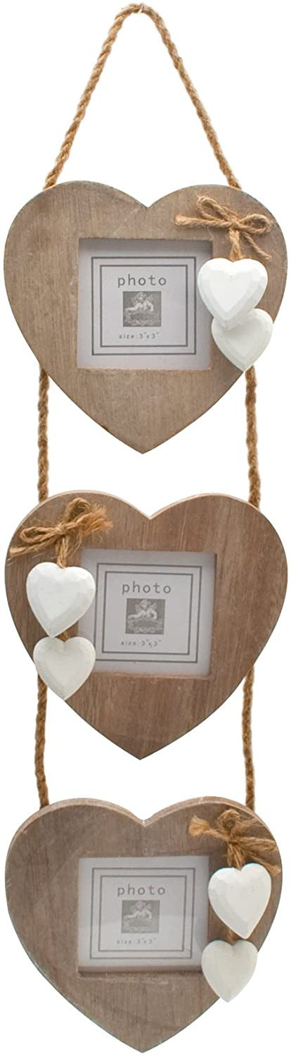 Rustic Love Picture Frame Set - 3 Pieces - Cofik