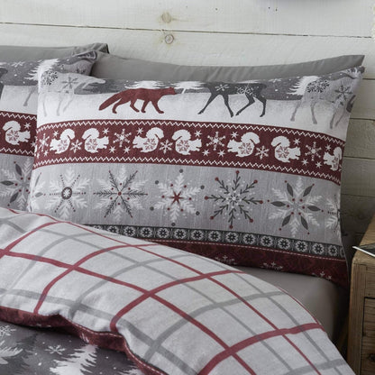 Winter Holiday Reversible Duvet Cover Set - Cofik