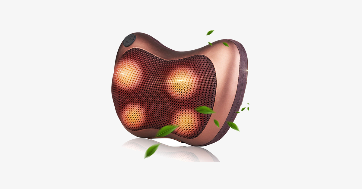 Heated Massage Pillow for Back and Neck Relief