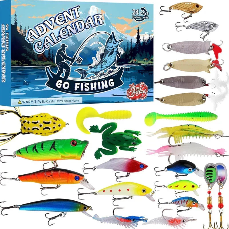 Fishing Advent Calendar - Christmas Box