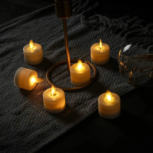 Warm Ambient LED Flameless Candle Set - Cofik