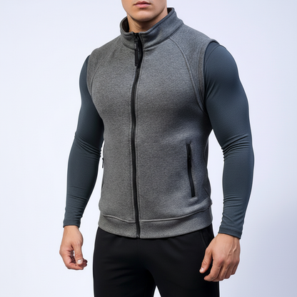 Fleece-Lined Casual Vest