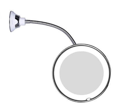 Bright LED Makeup Mirror with 10x Magnification - Cofik