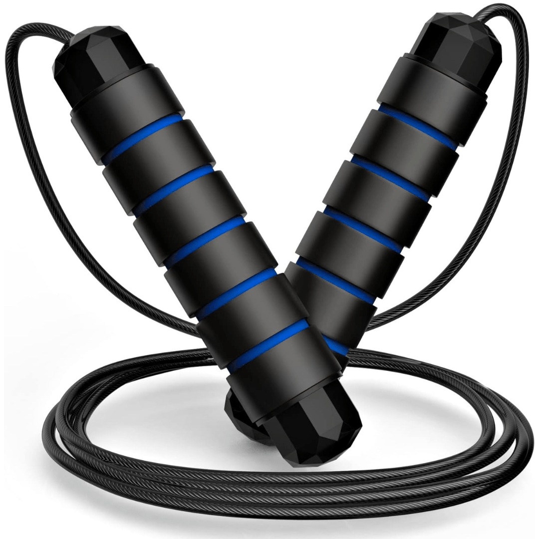 Premium Adjustable Fitness Jump Rope with Foam Grip