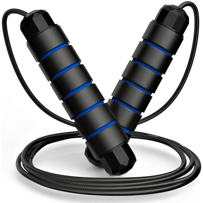 Premium Adjustable Fitness Jump Rope with Foam Grip