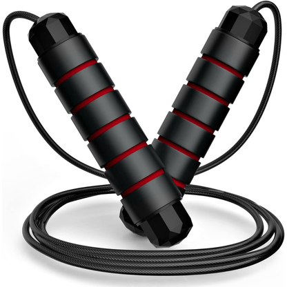 Premium Adjustable Fitness Jump Rope with Foam Grip
