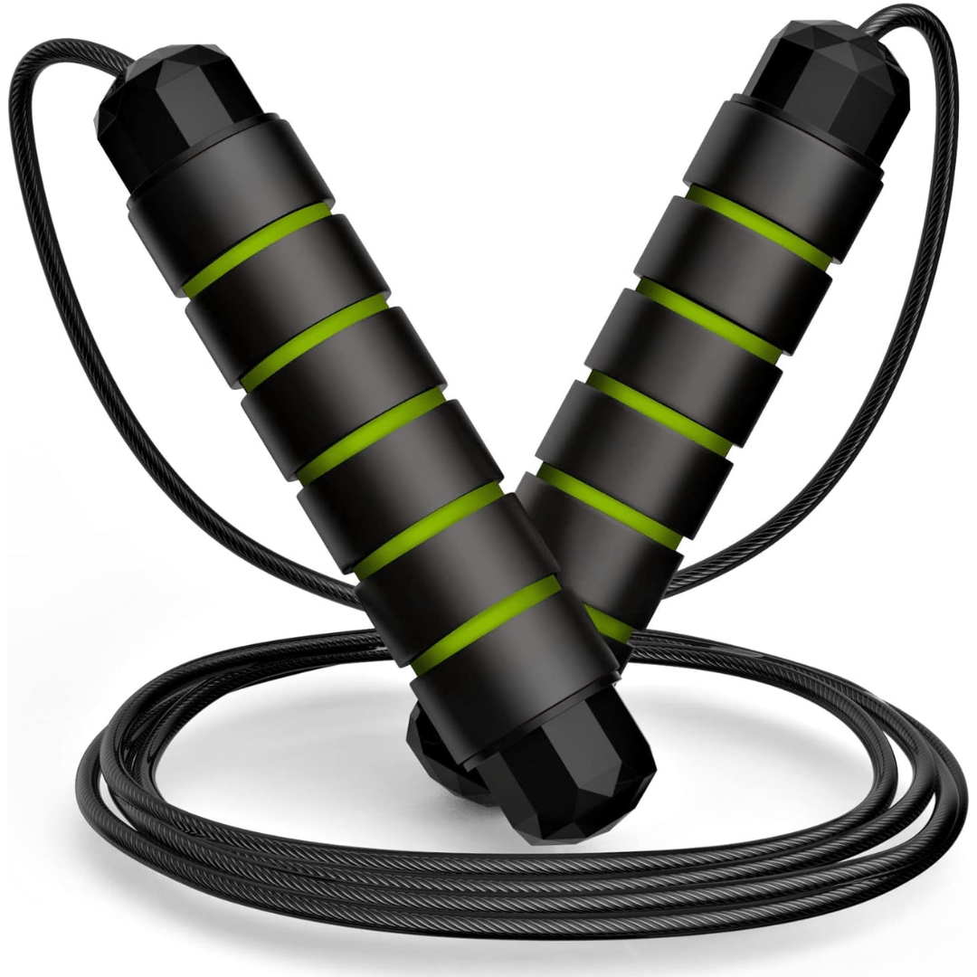 Premium Adjustable Fitness Jump Rope with Foam Grip