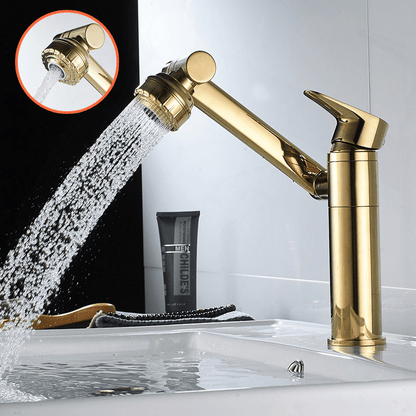Flexible Kitchen Faucet with 360° Rotation and Spray