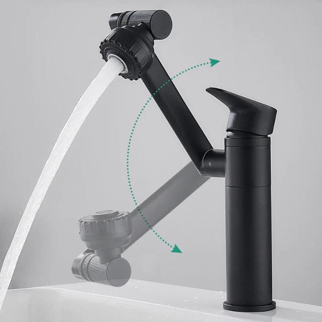 Flexible Kitchen Faucet with 360° Rotation and Spray