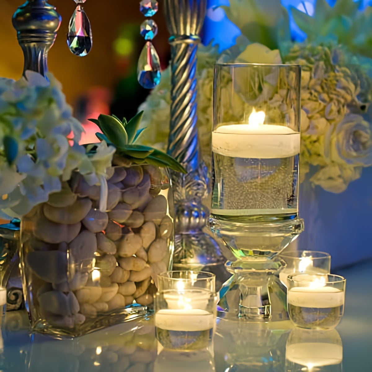 Warm White Flameless LED Tea Light Set