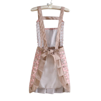 Pretty Floral Print Cooking Apron