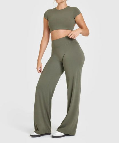 Flow High-Rise Straight Leggings