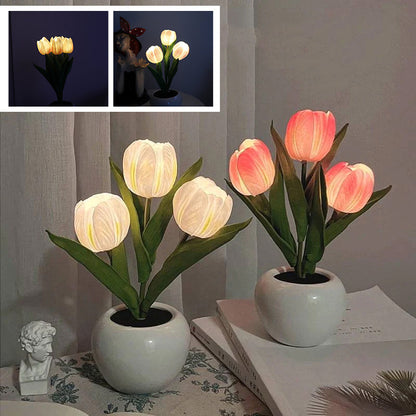 Slim Modern Flower Table Light
