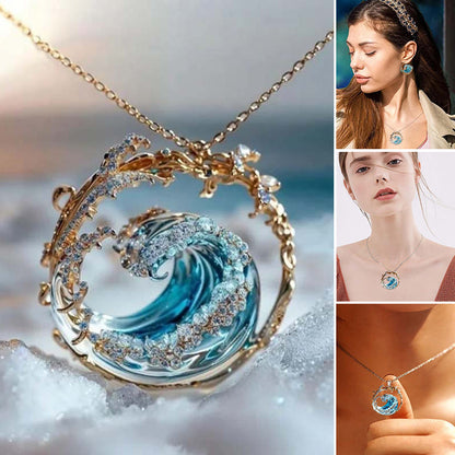 Stylish Ocean Inspired Pendant Necklace