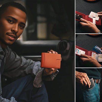 Secure Leather Credit Card Wallet