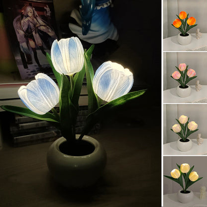 Slim Modern Flower Table Light
