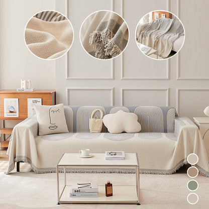 Plush Reversible Couch Slipcover