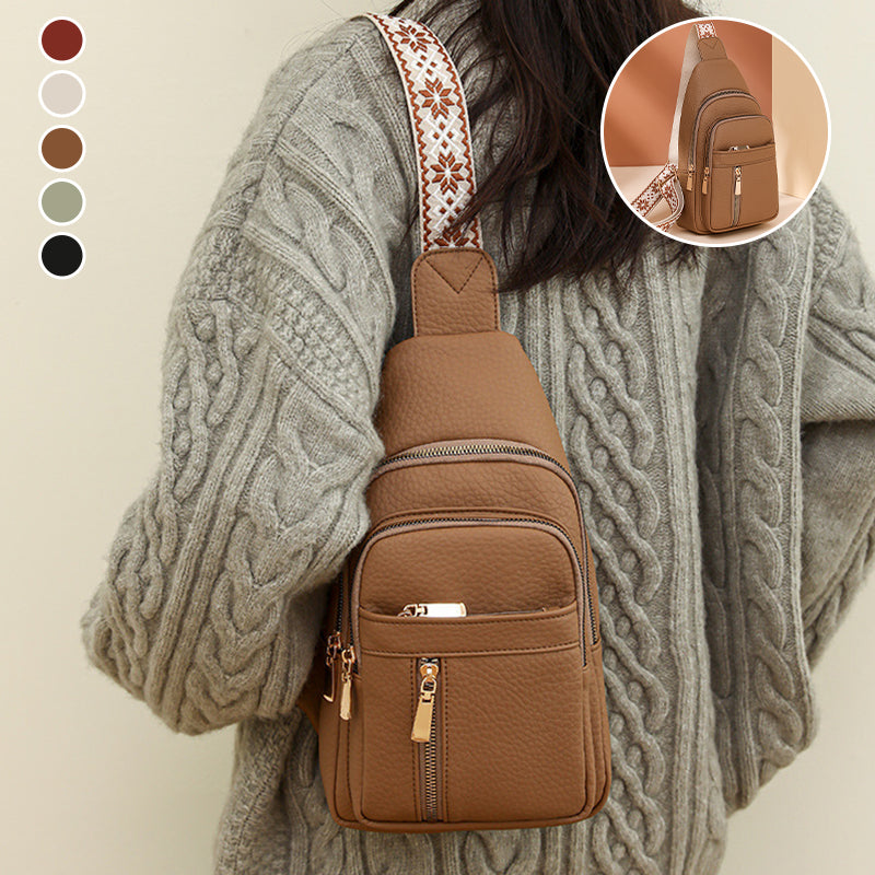 Stylish Ladies Crossbody Zip Purse