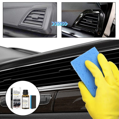 Sparkling Plastic Parts with Glass Coating
