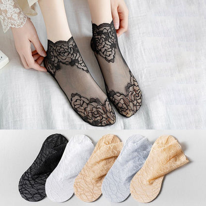 Trendy Women's Lace Ankle Socks