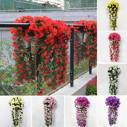 Colorful Fake Flower Orchid Arrangement