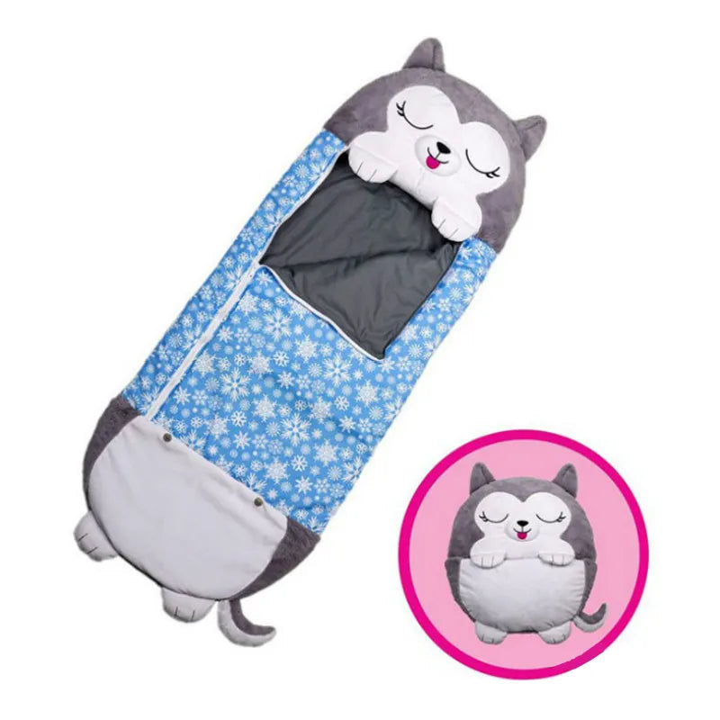 Foldable Animal-Shaped Sleeping Bag for Kids – Snoozi