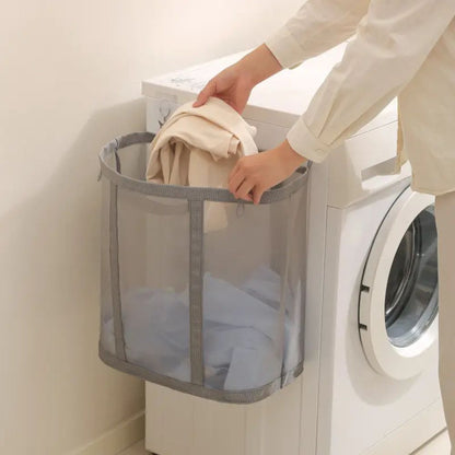 Foldable Mesh Laundry Basket