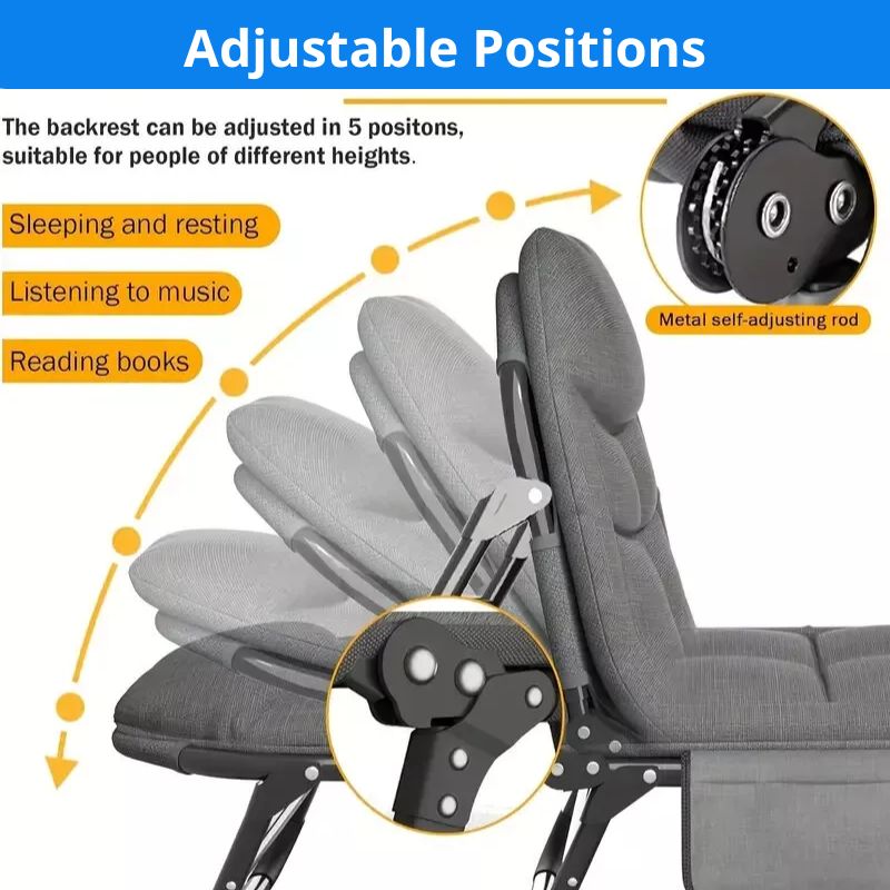 Portable Foldable Guest Bed with Storage