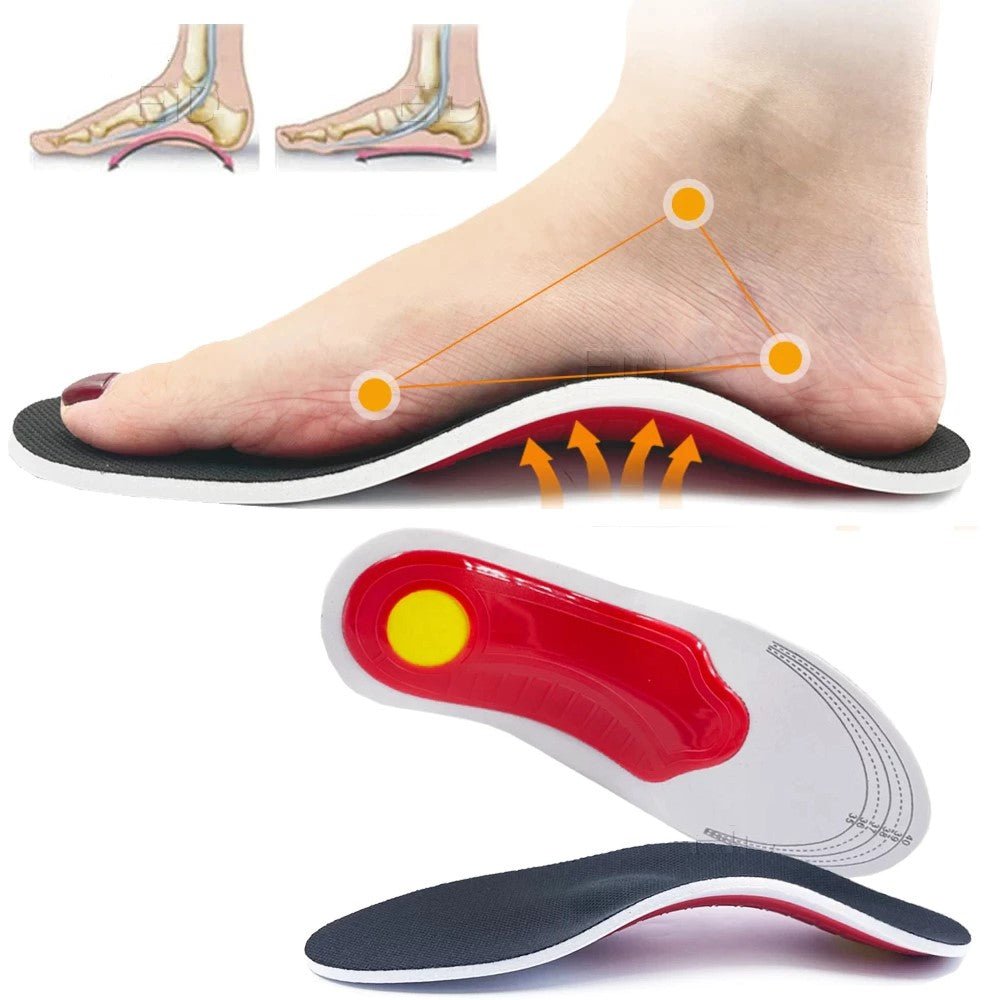 Customizable Arch Support Insoles for Foot Pain Relief