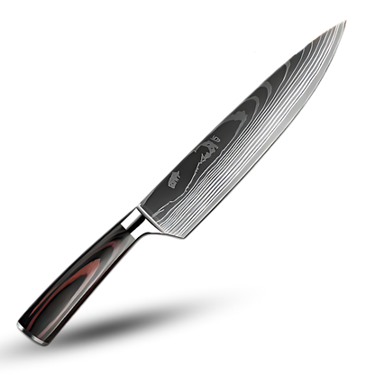 Asian Style Wood Handle Chef Knives
